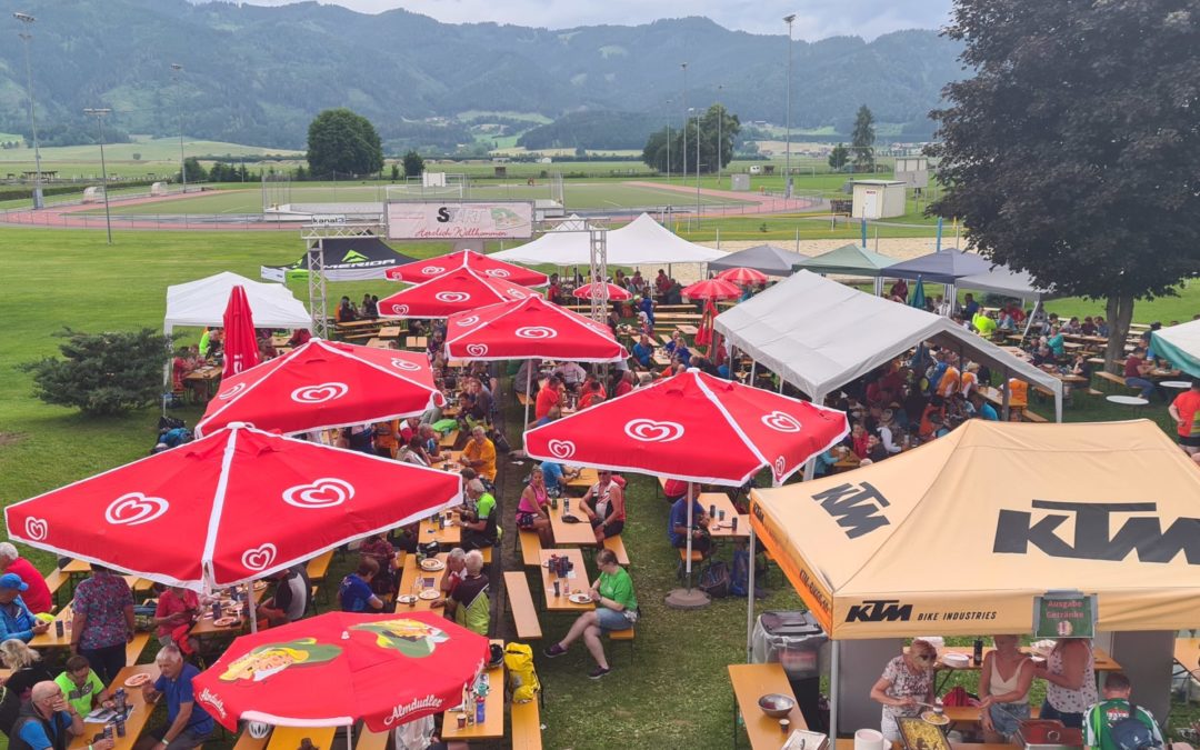 Tour de Mur: Etappenziel Sportzentrum Zeltweg